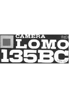 Russian Cameras Lomo 135 manual. Camera Instructions.